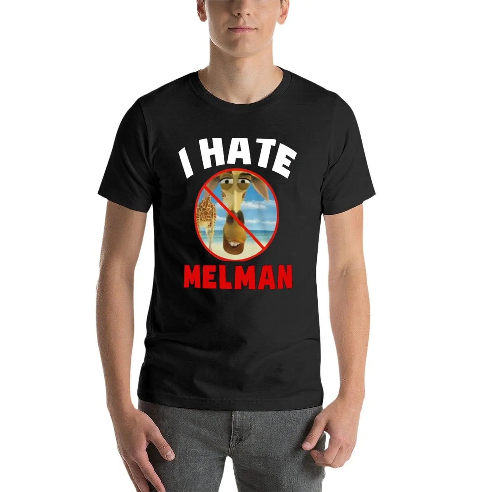 I Hate Melman T-Shirt tops graphics korean fashion sweat men clothing image 4