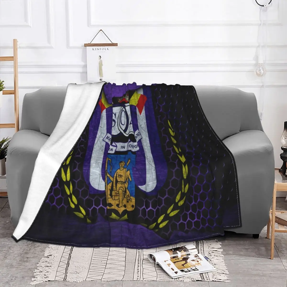 Rsc Anderlecht 946 Home Throw Blanket Custom Blanket Personalized Throw Blanket