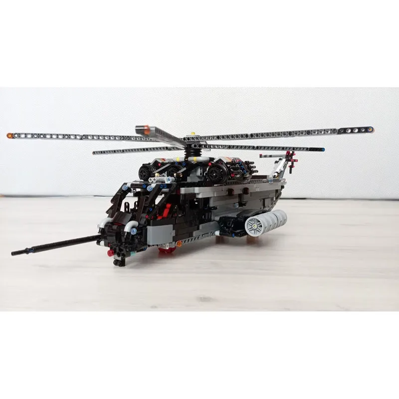 MOC-244693 都市航空輸送ヘリコプター ビルディングブロックモデル 1937 ピース クリエイティブな誕生日おもちゃギフト 男の子や子供向け
