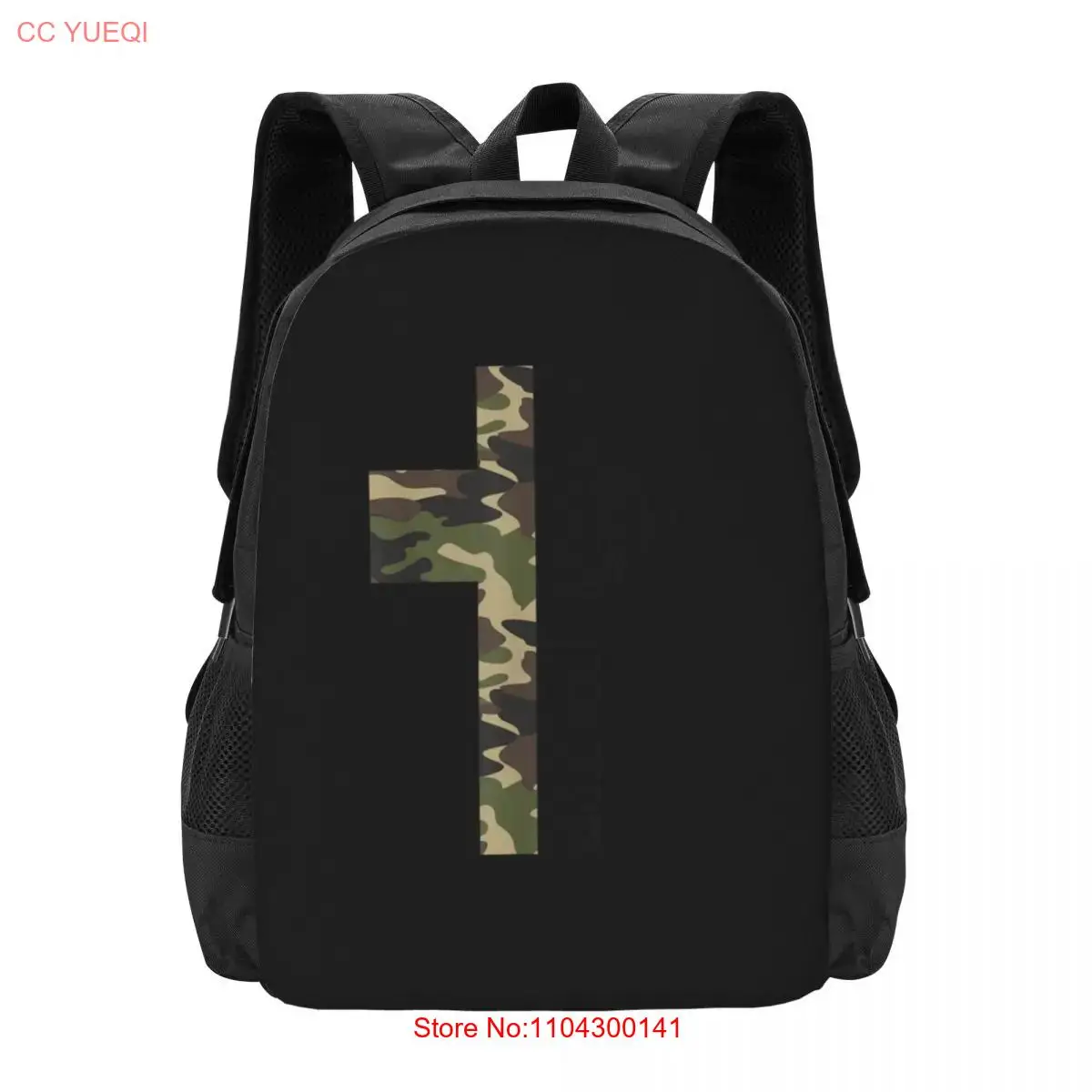 Camo Christian Verse Spanish Gifts Men Women Kids  Collaboration Backpack Large Capacity Cute Foldable  Clothes Backpacks