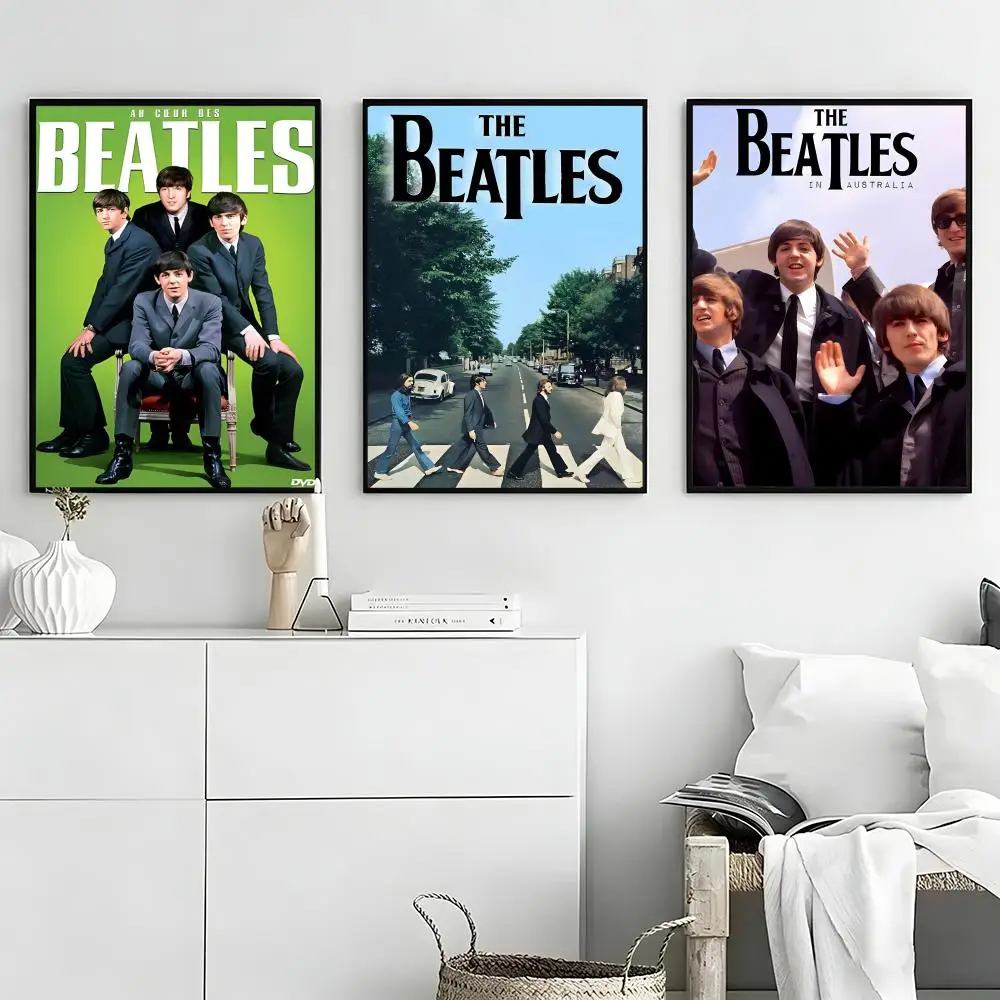 Singer T-The Beatles Poster High-definition  poster stickers, suitable for bedroom, living room, home decoration