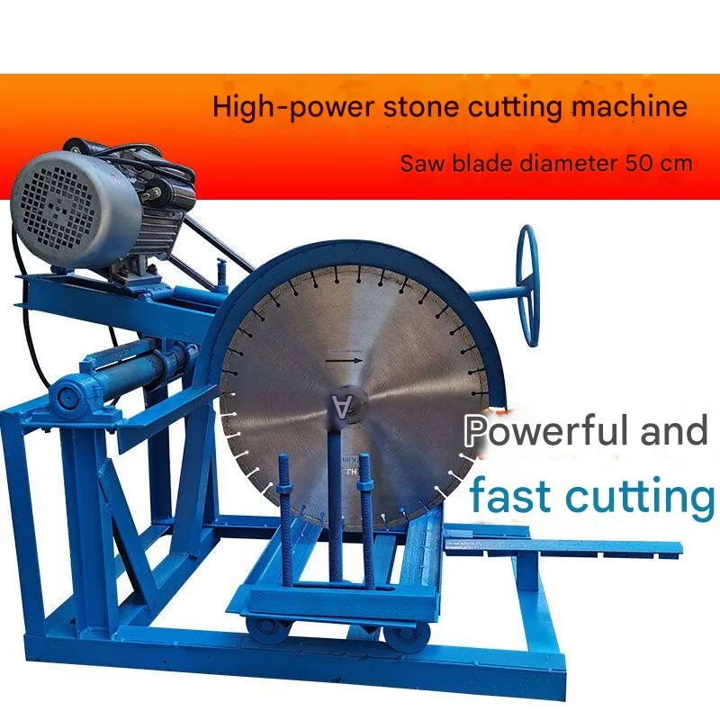 Industrial Heavy Duty Stone Cutting Machine 24 Inch 3800W Water Saw Slab Cutter For Marble Granite Quartz Jade Wood Working