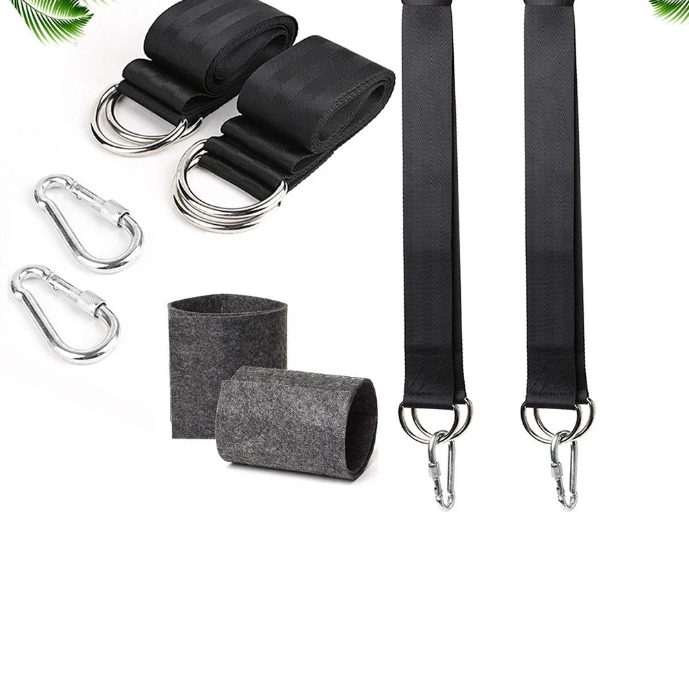 

2pcs Hammock Straps Durable Heavy Duty Tree Hanging Camping Swing Balcony High Capacity Lightweight Practical Outdoor