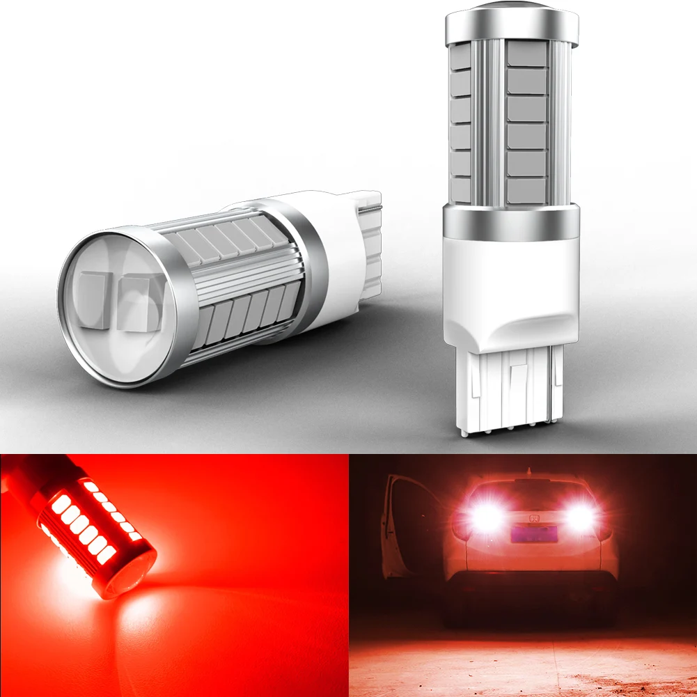 2pcs T20 7440 W21W WY21W Led Car Lights High Power DC 12V Running Light For Cars For Subaru Impreza Outback XV Legacy Forester