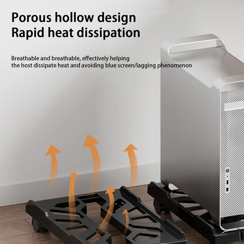 

Chassis bracket Computer Tower Stand Adjustable Mobile CPU Stand CPU Holder PC Tower Stand