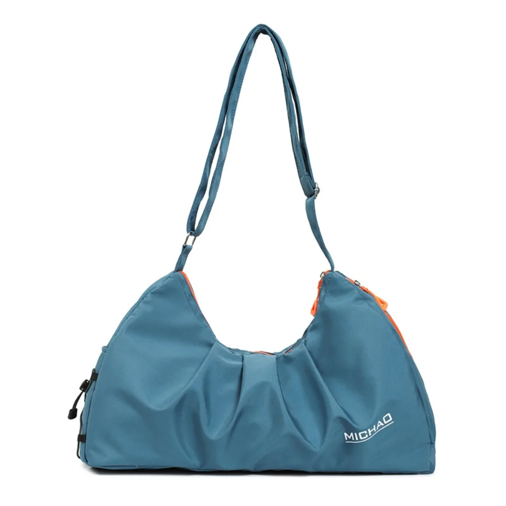 

Large Capacity Swimming Storage Bag Waterproof Crossbody Sports Fitness Bag Zipper Adjustable Strap Yoga Satchel Bag Travel