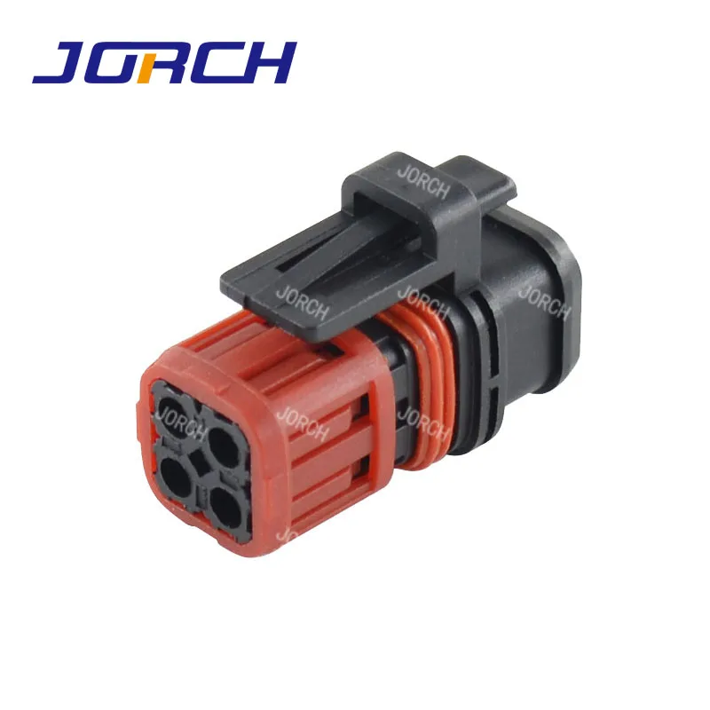 5sets tyco 4pin housing electrical plug auto waterproof female wire harness cable connector 1337352-1
