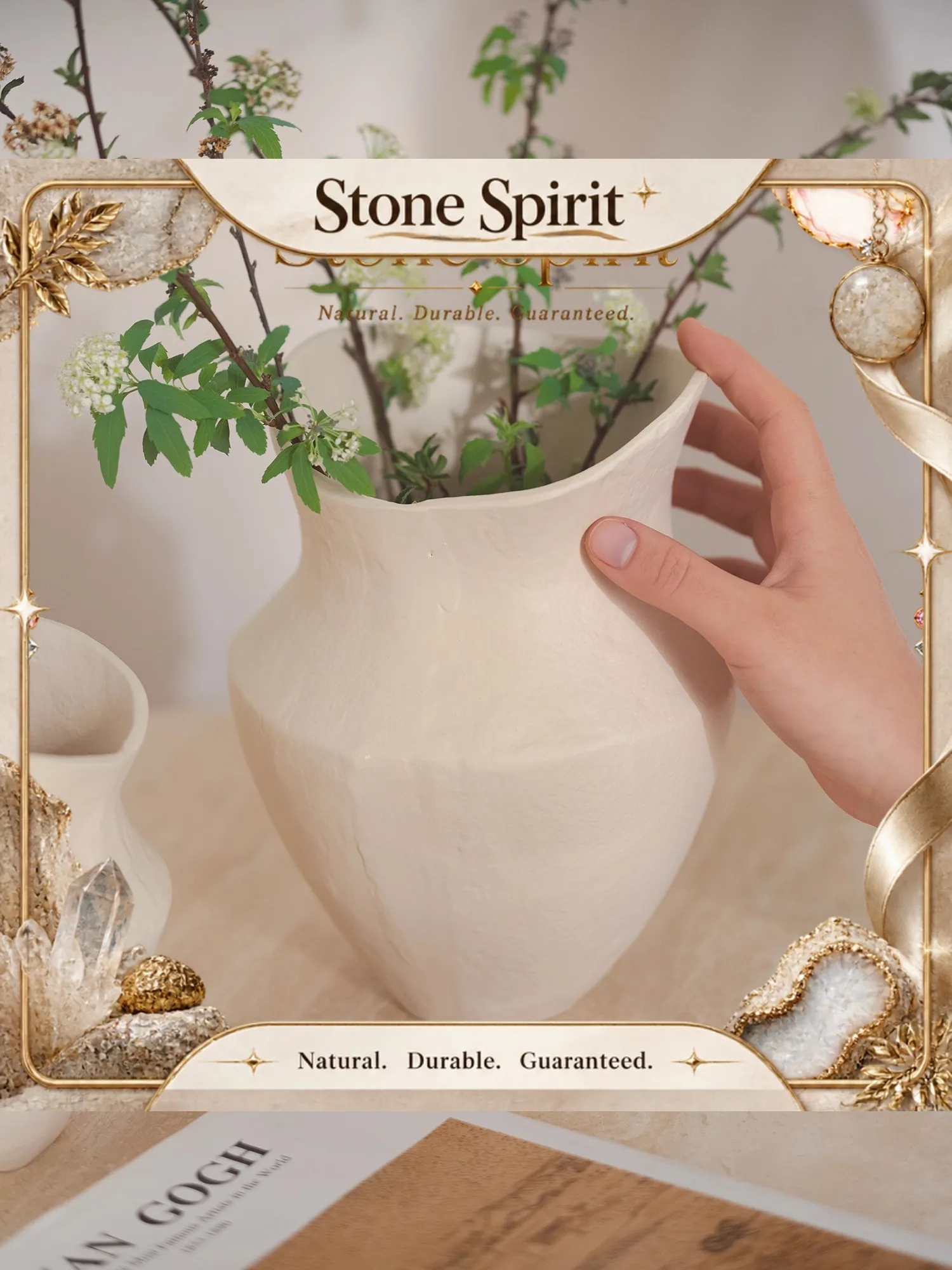 Modern Light luxury Ceramic Small Vase Living Room Desktop High level Sense Artistic Creativity Flower Vase Decoration ornaments