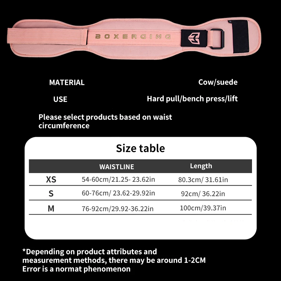 Pink Fitness Belt,Back Support Belt for Women, Relieves lower back pain,Provides all-around lumbar support for gym,outdoor sport