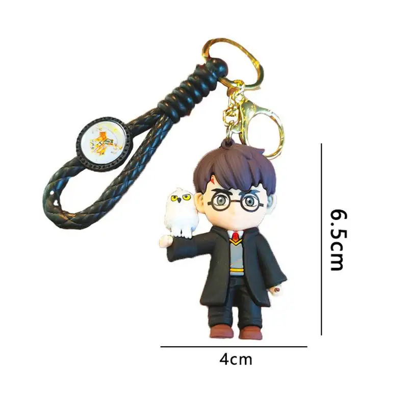 Gantungan Kunci Kartun Harry Potter Mainan Mini yang Sangat Lucu Dekorasi Ransel yang Indah Berbagai Gaya Hadiah Natal ﻿