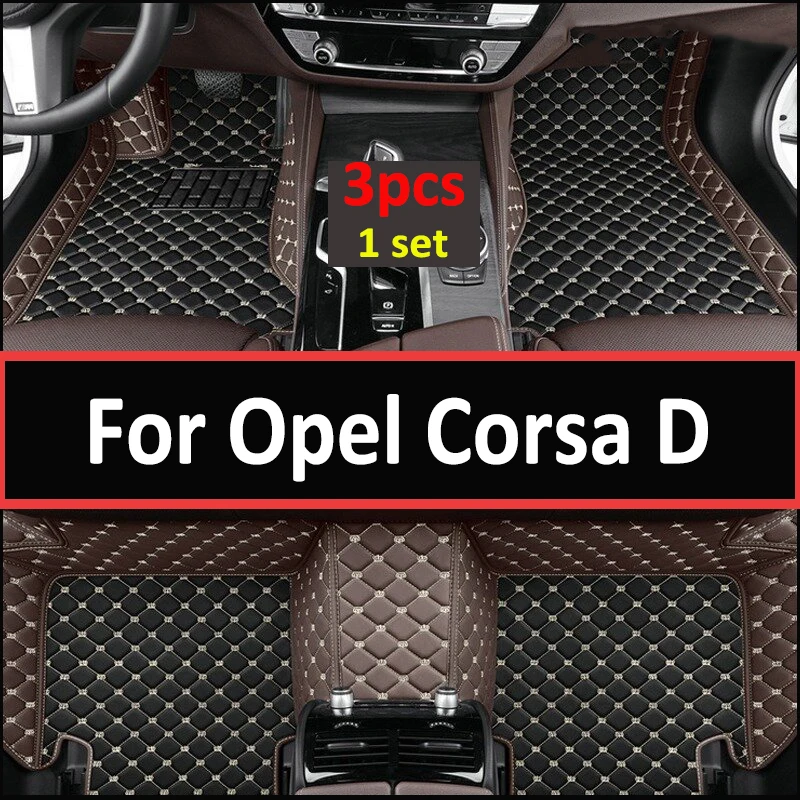 Car Floor Mat For Opel Corsa D 2007~2014 Waterproof Rug Cubre Pisos Para Autos Car Mat Floor Interior Decoration Car Accessories