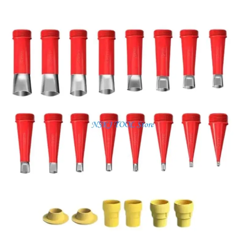 

L8RC Essential Caulking Nozzles 22Piece Sealing Nozzle Set for Sealant Application
