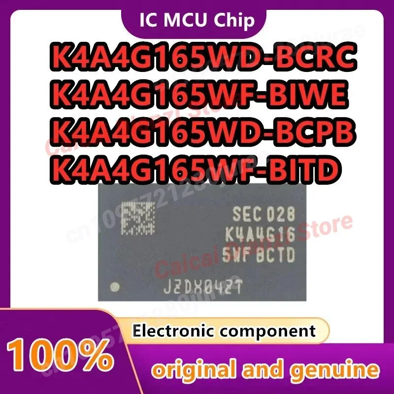 10 قطعة/الوحدة K4A4G165WF-BCTD K4A4G165WF-BCWE K4A4G165WF-BITD K4A4G165WF-BIWE K4A4G165WD-BCPB K4A4G165WD-BCRC K4A4G165WE-BCRC