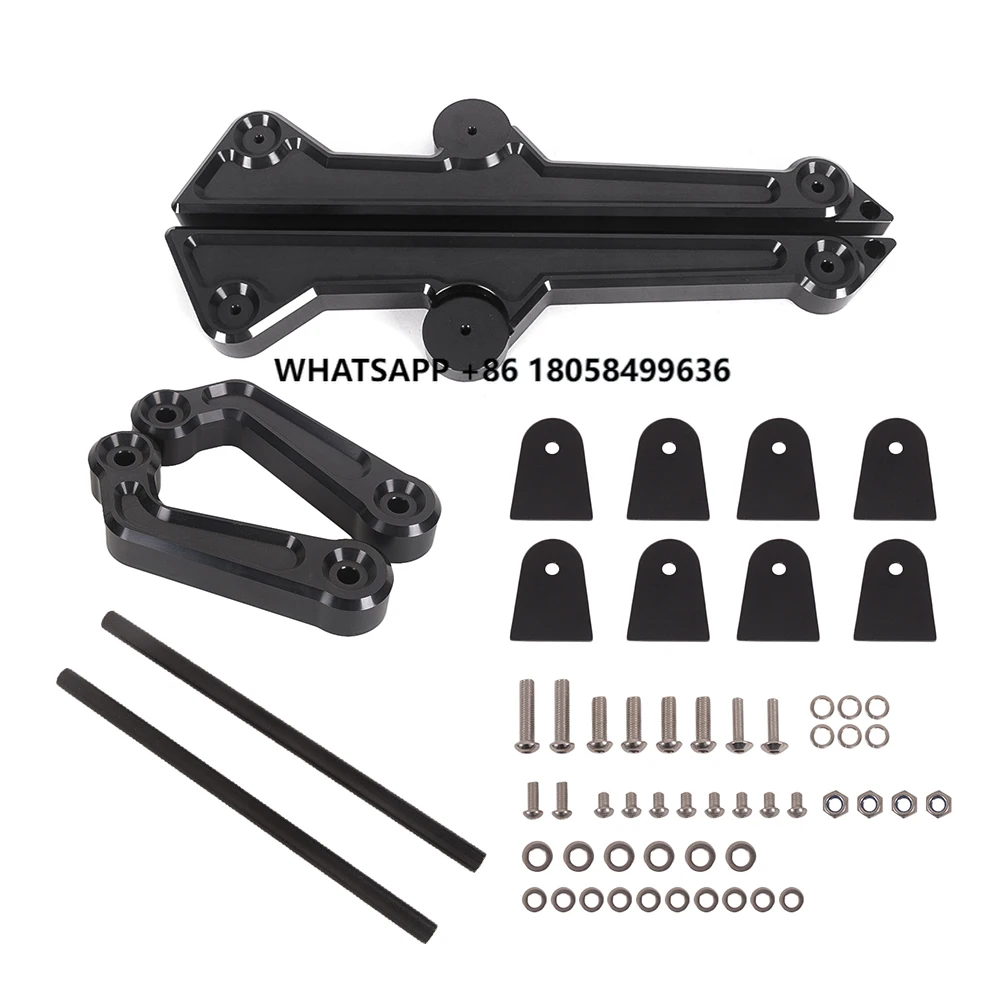 BM K75 K100 K1100 カフェレーサーオートバイリアショックアブソーバーサスペンション 340 ミリメートルプロリンクシートブラケットダンピング修正キット