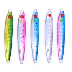 CASTFUN Metal Jig 60g 80g Casting Jigs Fishing Lure Saltwater Sea Fishing Spanish Mackerel Artificial Bait