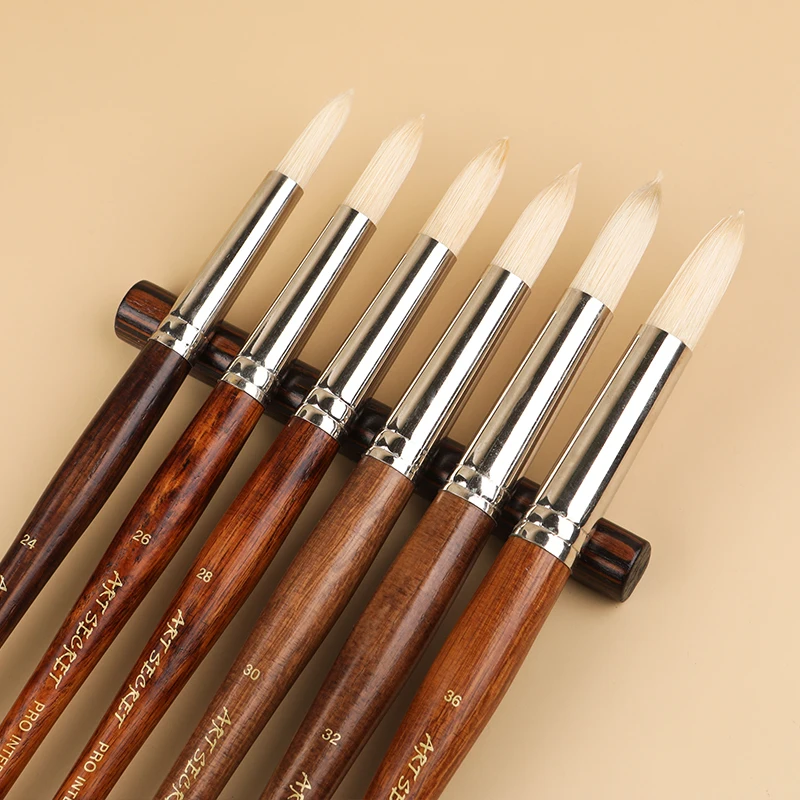 ArtSecret 3200R Pro فرشاة طلاء شعيرات Chungking المتشابكة للزيت الغواش اللوحة لوازم فنية فرشاة الفنان #4