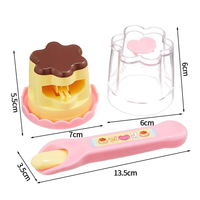 Jelly Pudding Feeding Set Kid Learning Simulation Feeding Playhouse Children's Playing Games Tool Simulation Model Birthday Gift