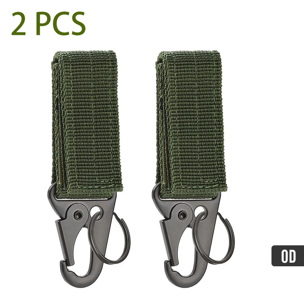 Karabiner Hochfester Nylon-Schlüsselhaken MOLLE Gurtband Schnalle Hängesystem Gürtelschnalle Hängendes Camping-Wanderzubehör