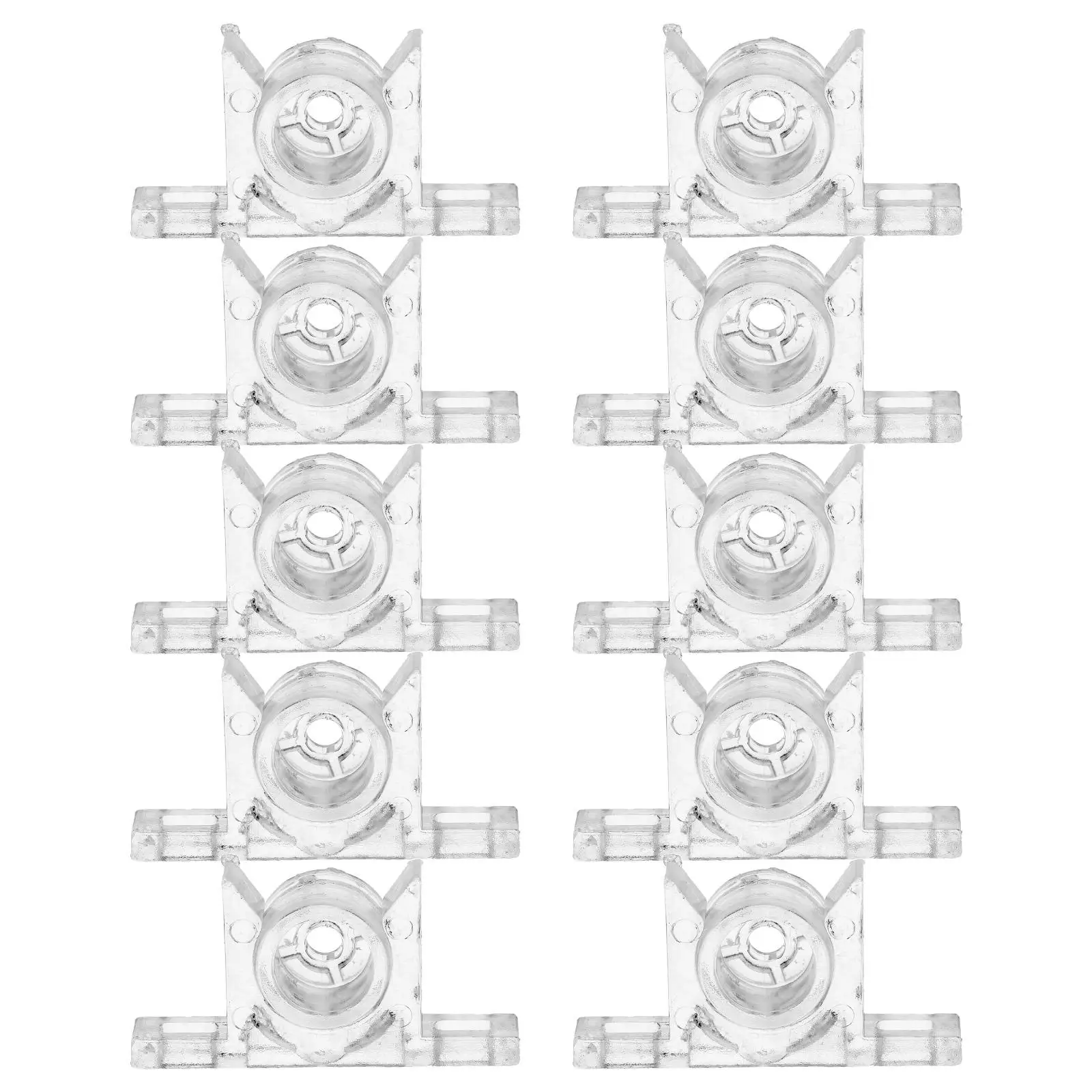 

10 pcs Bead Buckle Cabinet Door Catch Black Closet Switch Clear Hinged Latch Hardware Push Spring Lock Durability Reliable Easy