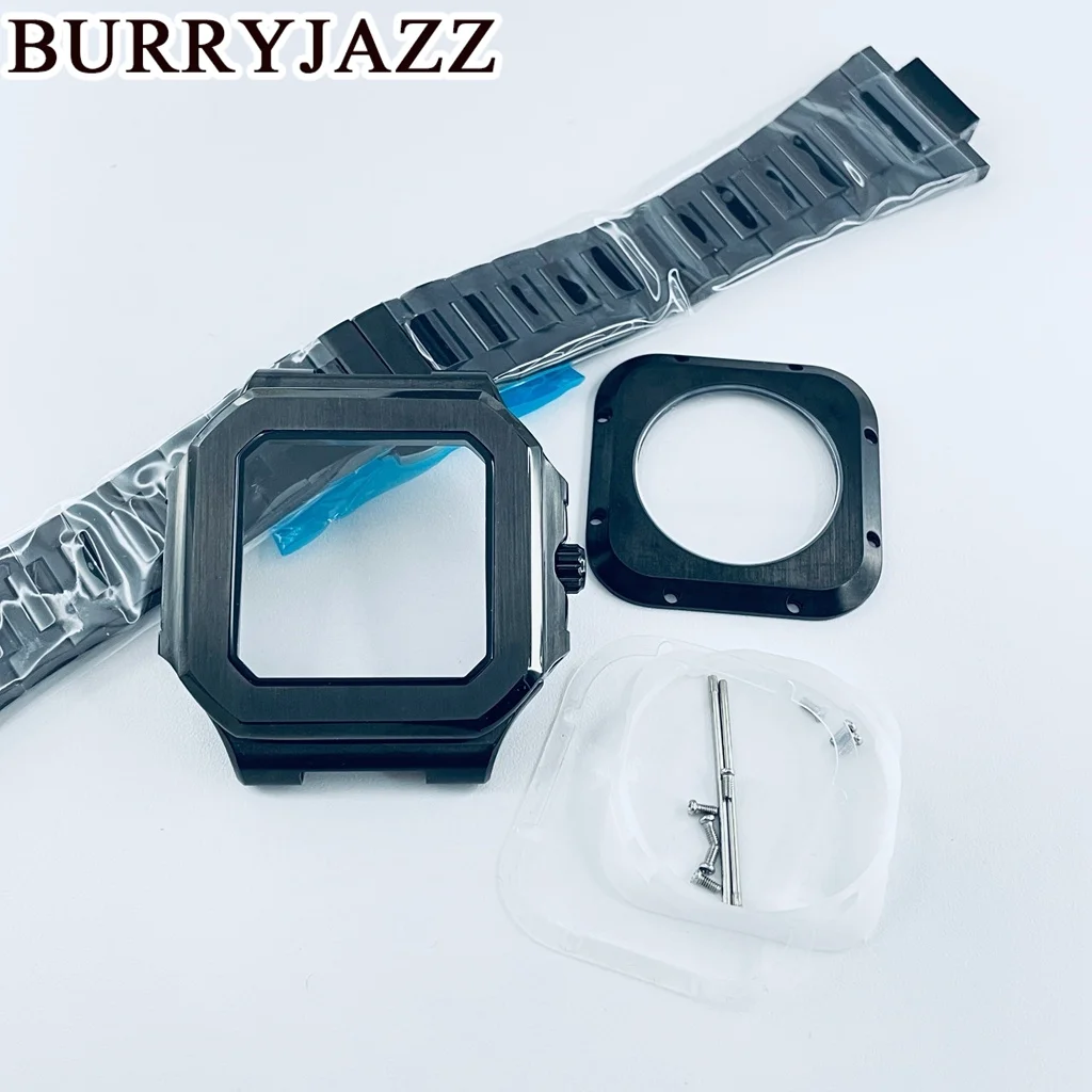 

Cubitus NH35 Square Watch: Stainless Steel Bracelet, 29.5mm Dial, PP Case – Compatible with NH34, NH35, NH36 Movements. Unisex Q