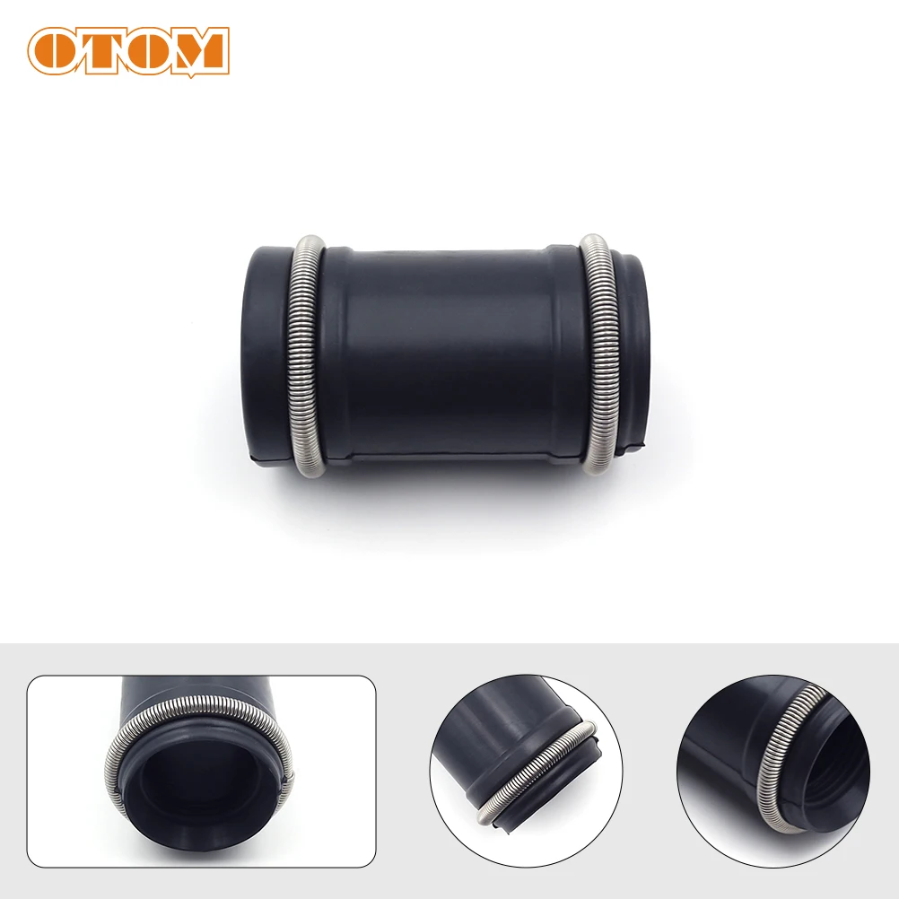 OTOM 2024 Motorcycle Exhaust Silencer Tailpipe Rubber Seal Gasket Sleeve Hose For KTM SX XC XCW EXC HUSQVARNA TC GASGAS 2-Stroke