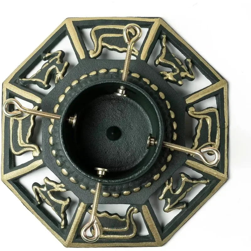 

Sturdy Cast Iron Christmas Tree Stand New Decorative Support for Festive Holiday Decorations