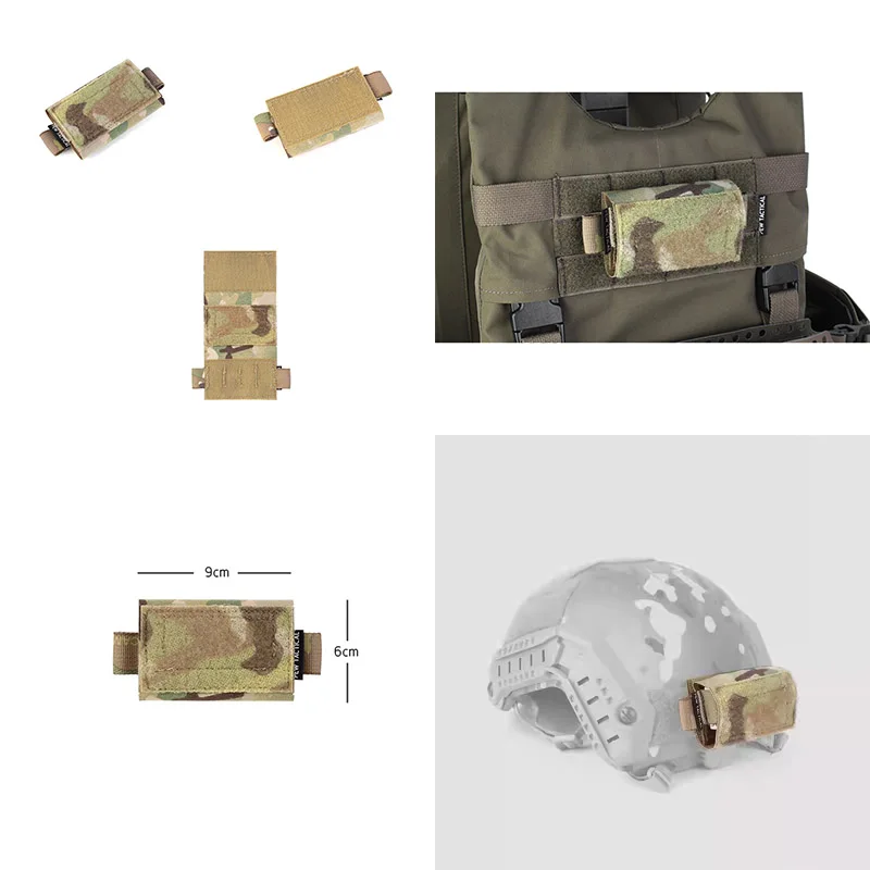 

Открытый тактический чехол для аккумулятора, аккумулятор для крепления на груди или тактическая сумка для перчаток для крепления на шлеме CR2 CAR123AAR123A