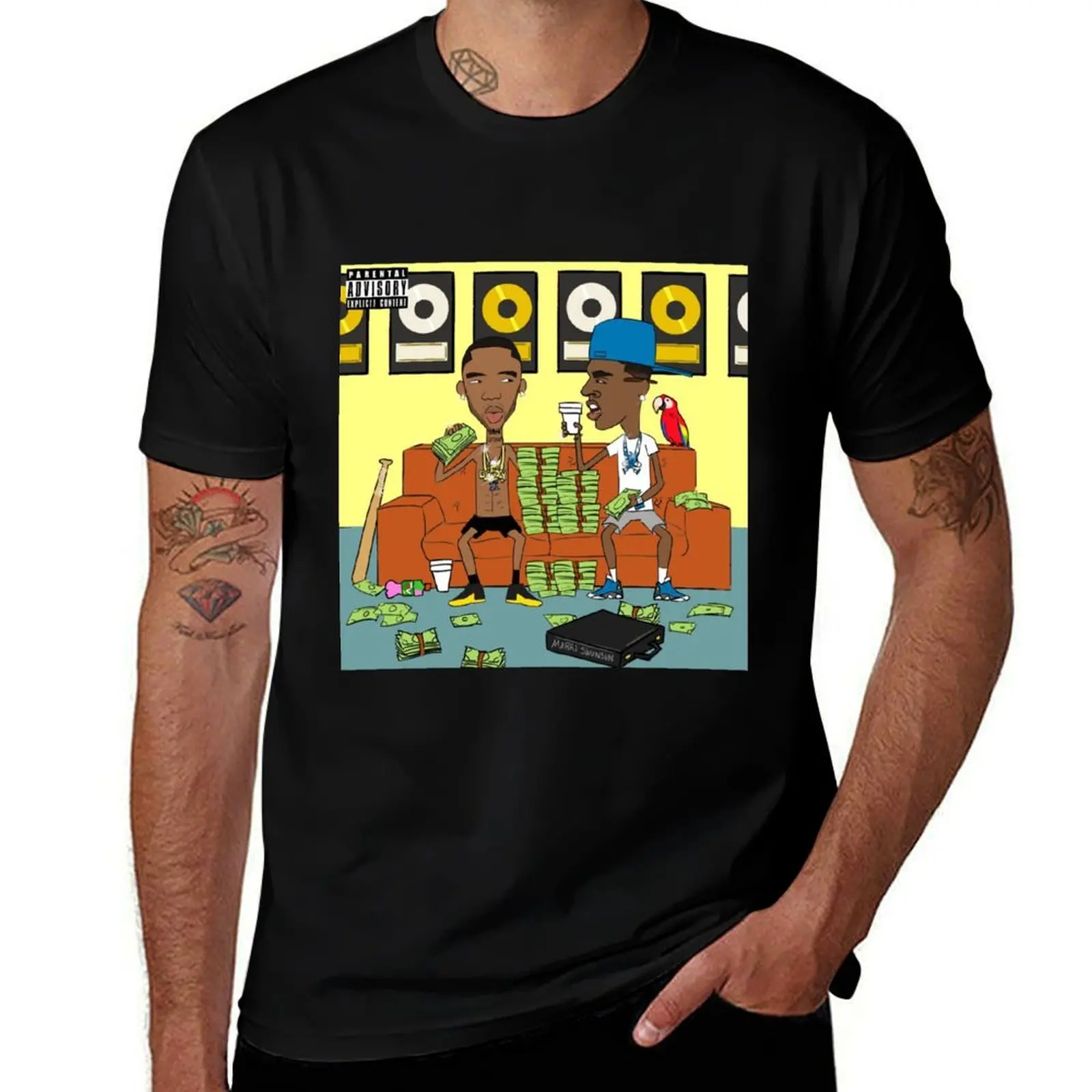 Dum and Dummer 2 - Young Dolph T-Shirt Relaxed Casual Short Sleeve Tee T-Shirt