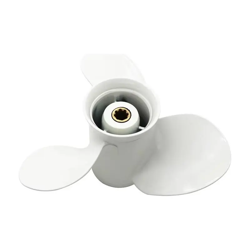 For Yamaha 9.9 HP-15HP Outboard Propeller- Aluminum Alloy Screw 9 1/4X8 3 Blades 8 Teeth Tooth Spline 63V-45947-00-EL
