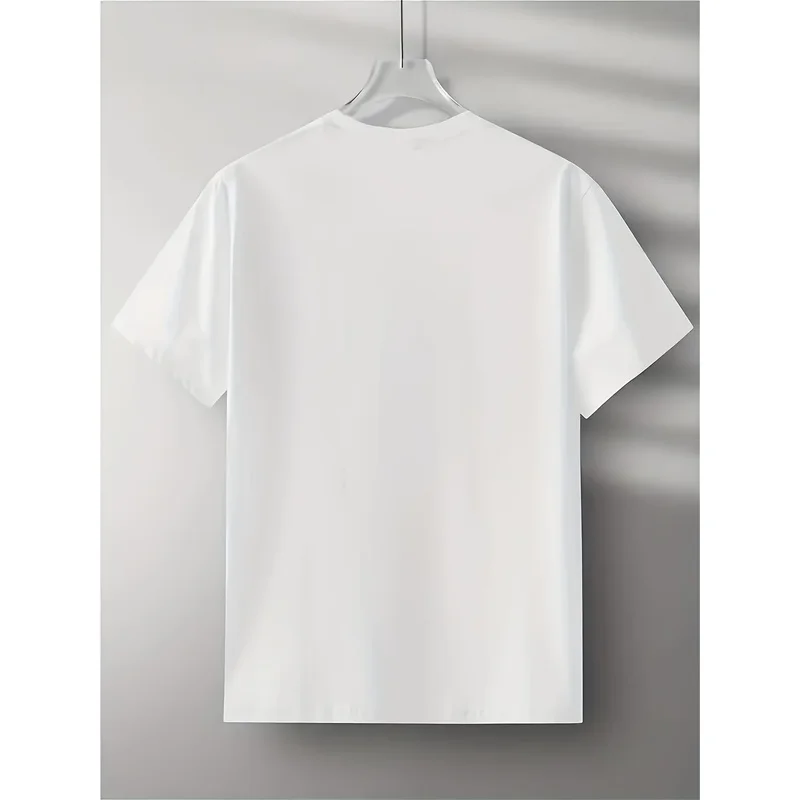 I Want It That Way BSB Print Women'S Loose T-Shirt Casual Short Sleeve White Tee Daily Wear All Season Festival Gift