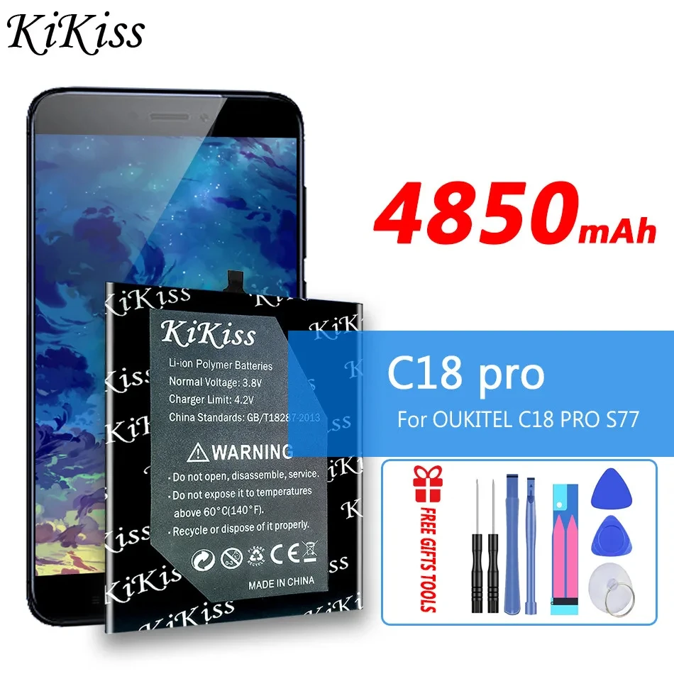 

4850mAh KiKiss Powerful Battery for OUKITEL C18 pro C18pro S77