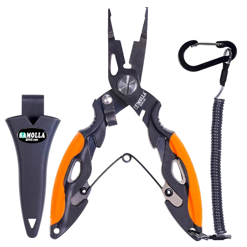 

Micro-Lure Pliers Open Small Ring Mini Fishing Pliers Stainless Steel Titanium-Plated Rust-Proof High-Precision Pliers Head