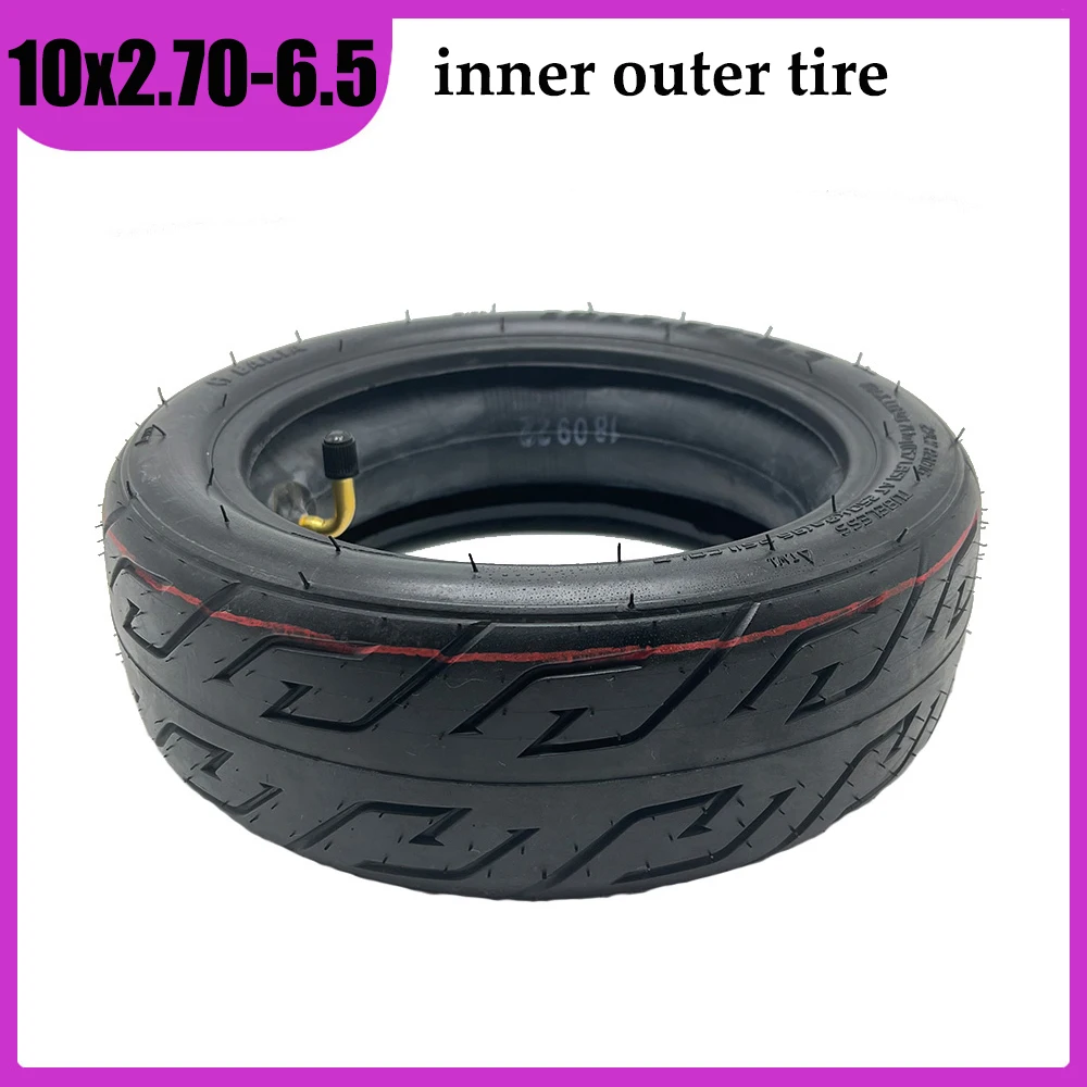 10x2.70-6.5 Tire Pneumatic Inner Tube Outer Tyre for Electric Scooter 10 Inch Wheel Parts