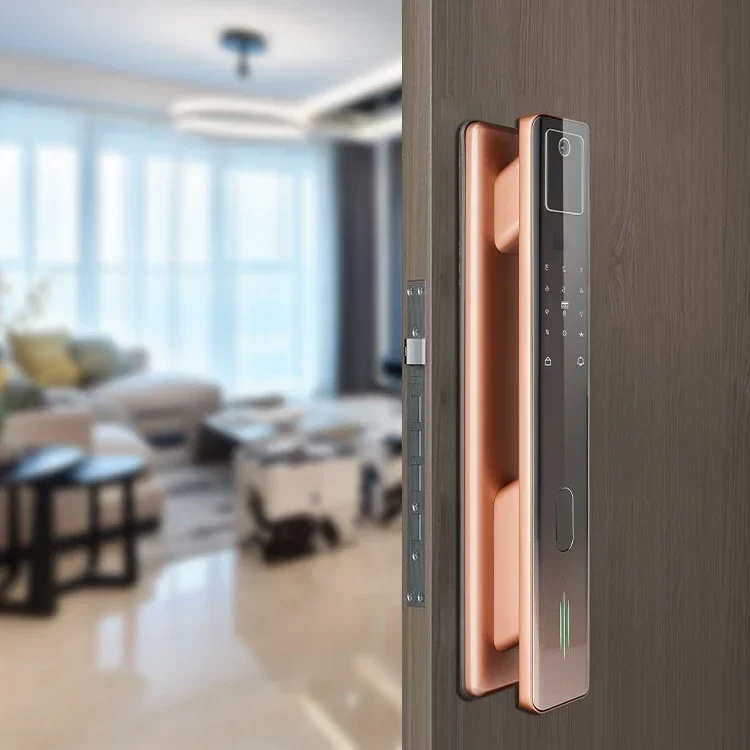 004 Wifi Smart Lock With Camera 3D Face Recognition Digital Door Lock Fingerprint Smartlock Automatic Smart Lock