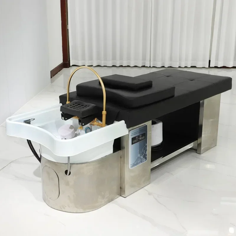 

Cosmetologist Chair Washing Hair Women's Beauty Salon Chairs Nail Spa Cosmetic Luxury Hairdressing Washbasin Camilla Spa Capilar