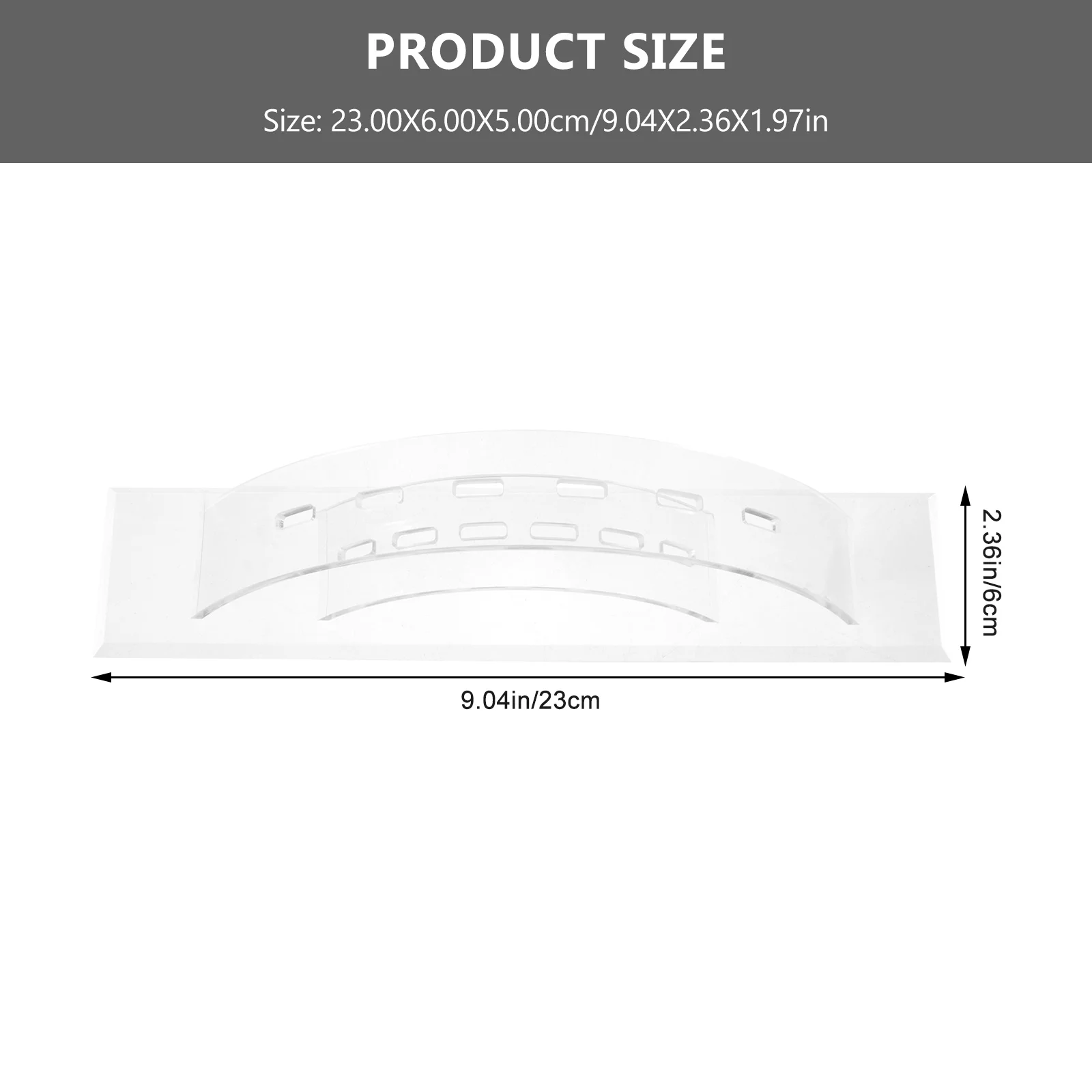 Porta pinzette per ciglia Supporto di stoccaggio in acrilico trasparente per 6 pinzette Espositore Organzier Strumenti per l'estensione delle ciglia