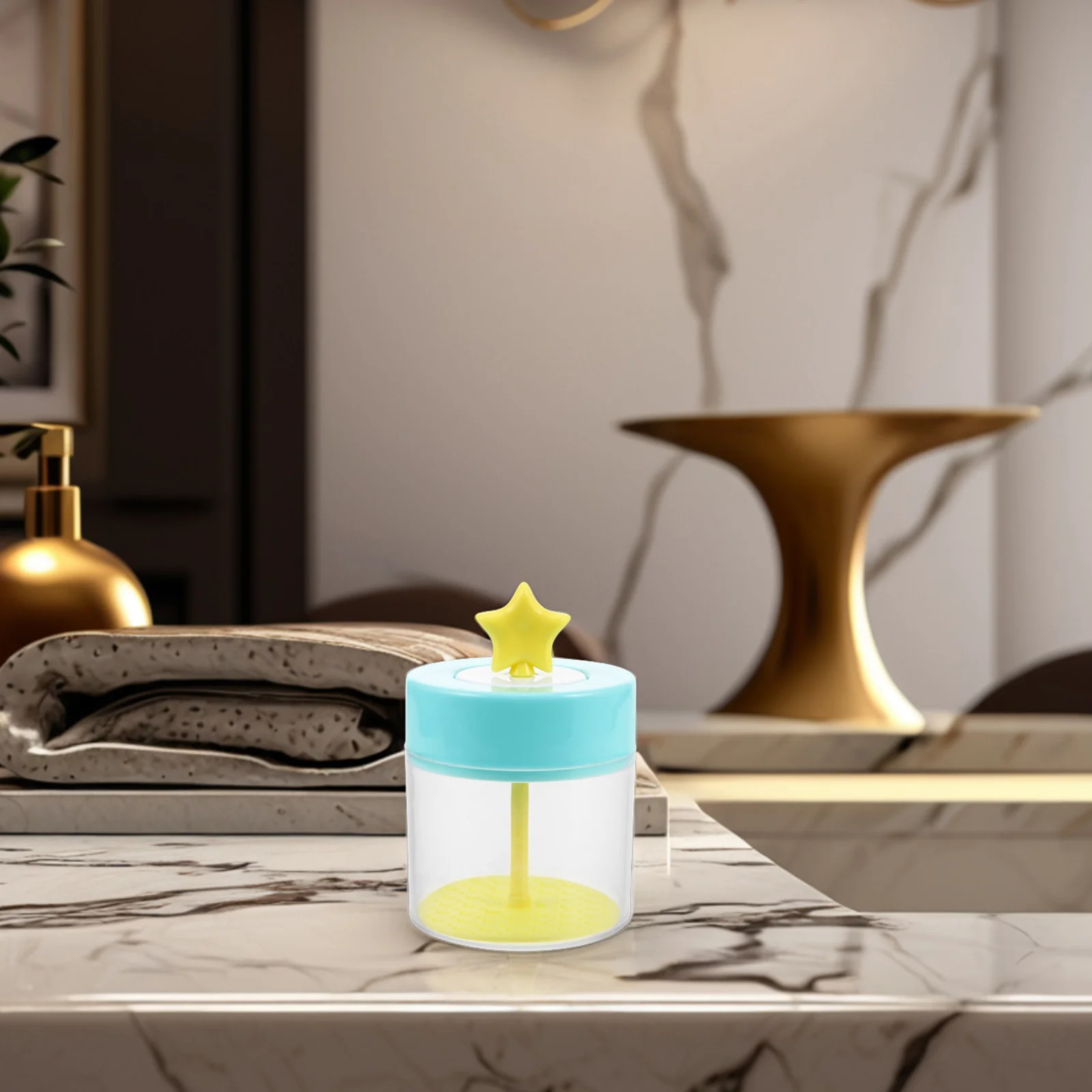 Pianka do mycia twarzy, kubek do mycia twarzy, urządzenie do mycia ciała, spieniacz do mycia, niebieski spieniacz podróżny