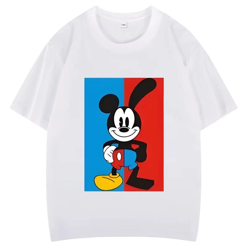 

Mickey Minnie Mouse Printed Women Unsiex T Shirt Funny Tshirts Women Streetwear Cartoon Graphic Couple T Shirts Tees Tops