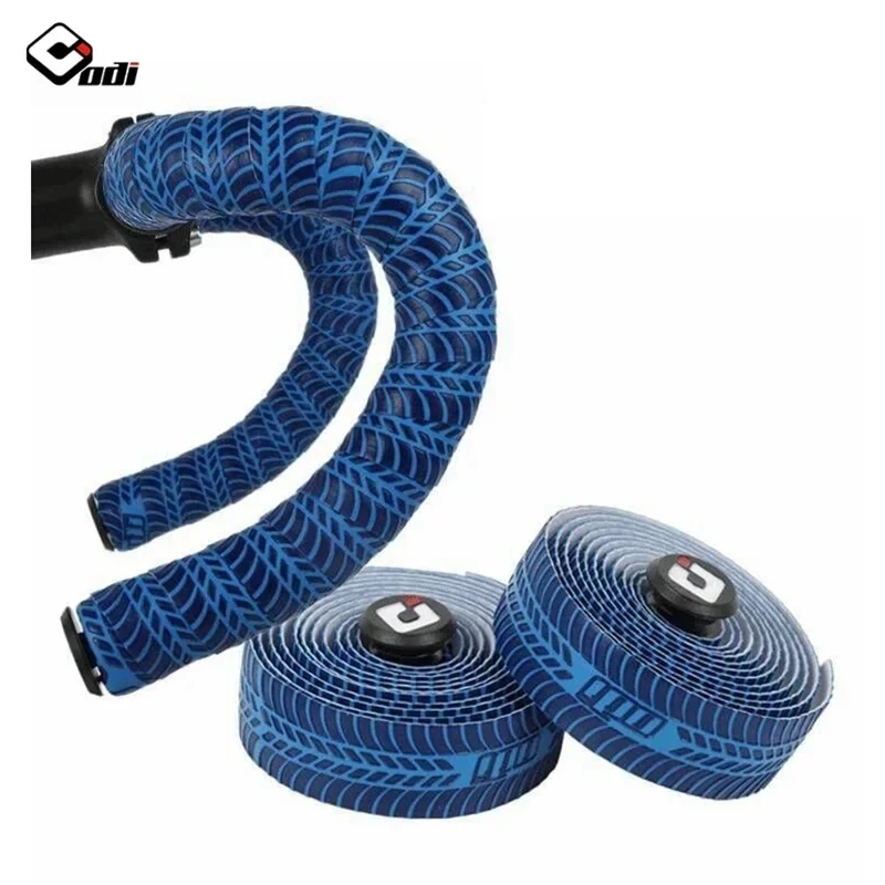 ODI Bike Handlebar Tapes Tire Pattern Bicycle Handle Cover Anti-Slip Speed Racing Gravel Bike Bar Wrapper Straps Handle Ribbon