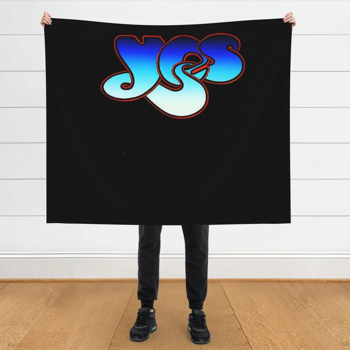 

Blue Yes Logo Classic Throw Blanket Sofa Thermal for babies Loose Blankets
