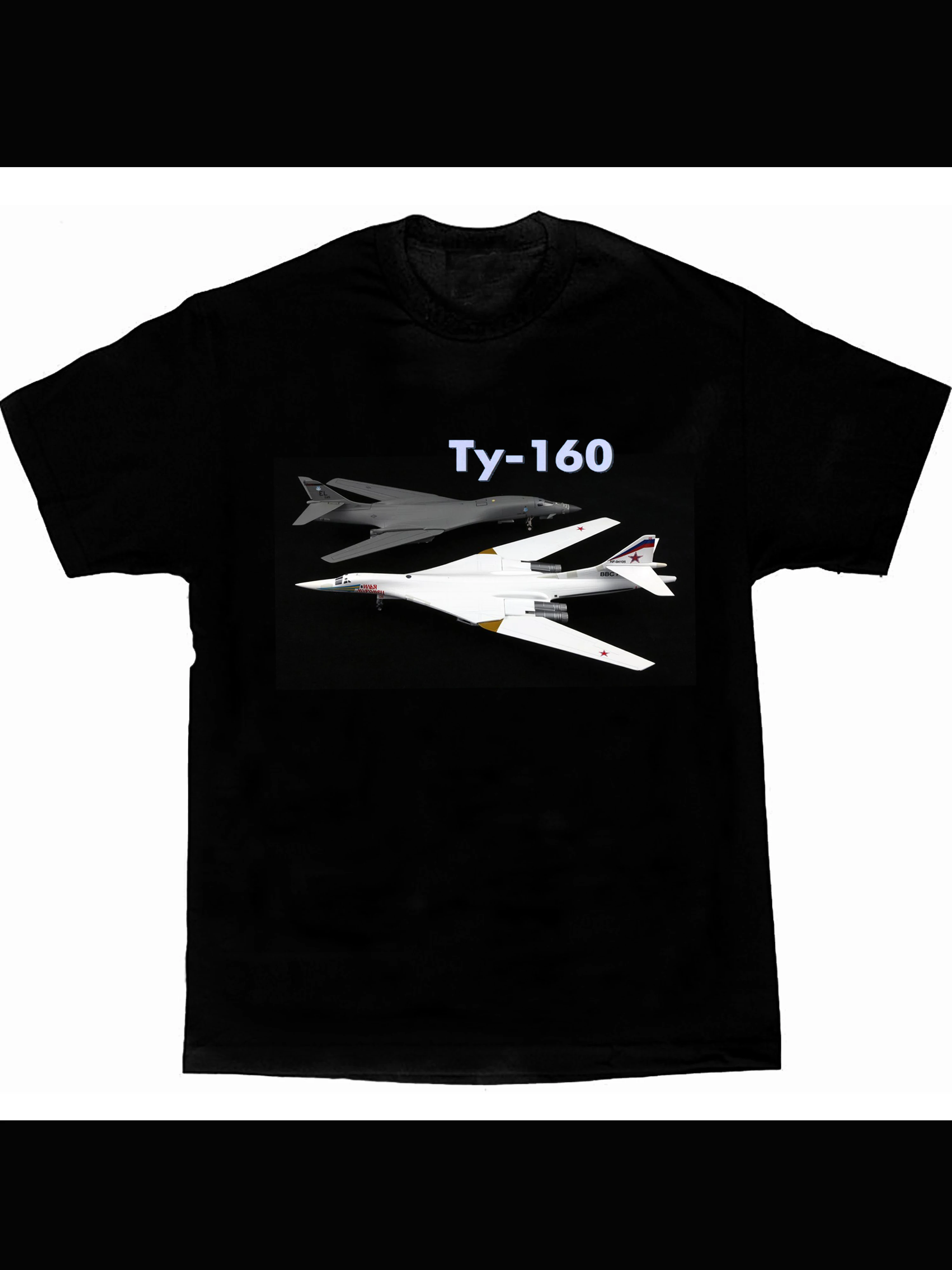 Russian TU-160 Blackjack Heavy Strategic Bomber T-Shirt. Premium Cotton Short Sleeve O-Neck Mens T Shirt New S-3XL