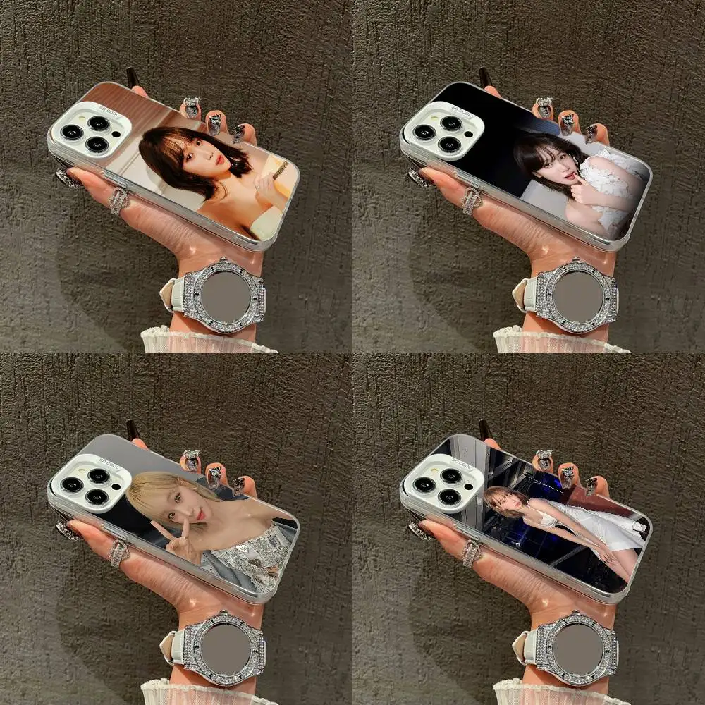 

Phone Case For iPhone 16,15,14,13,12,11,Mini,Pro,E,XS,SE4,MAX White Candy Matte Kim C-Chaewon C-Chae Won Cover