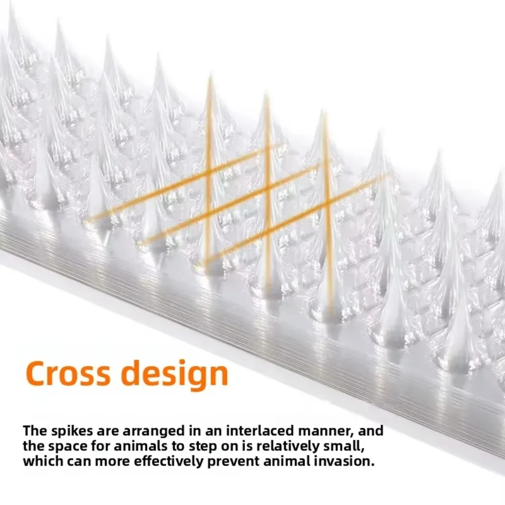 Repelente de aves con picos, antipatomas para balcón, dispositivo repelente de aves, aire acondicionado para el hogar, unidad exterior, suelo superior