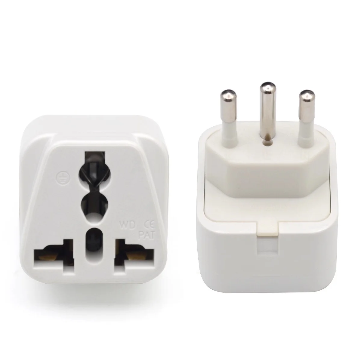 Universal Brazil 3-Pin Plug Adapter EU European US UK To Brazil Travel Adapter Electric Plug Power Charger Socket Outlet