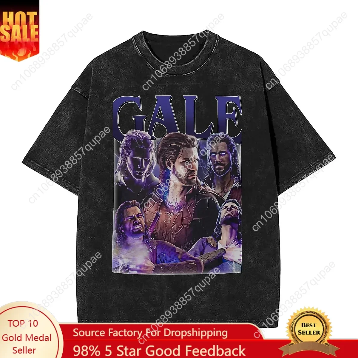 

Astarion Gale T Shirt Baldurs Gate 3 Trending T-Shirts Short-Sleeve Y2K Fun Tops Beach Cotton O Neck Oversized Clothing