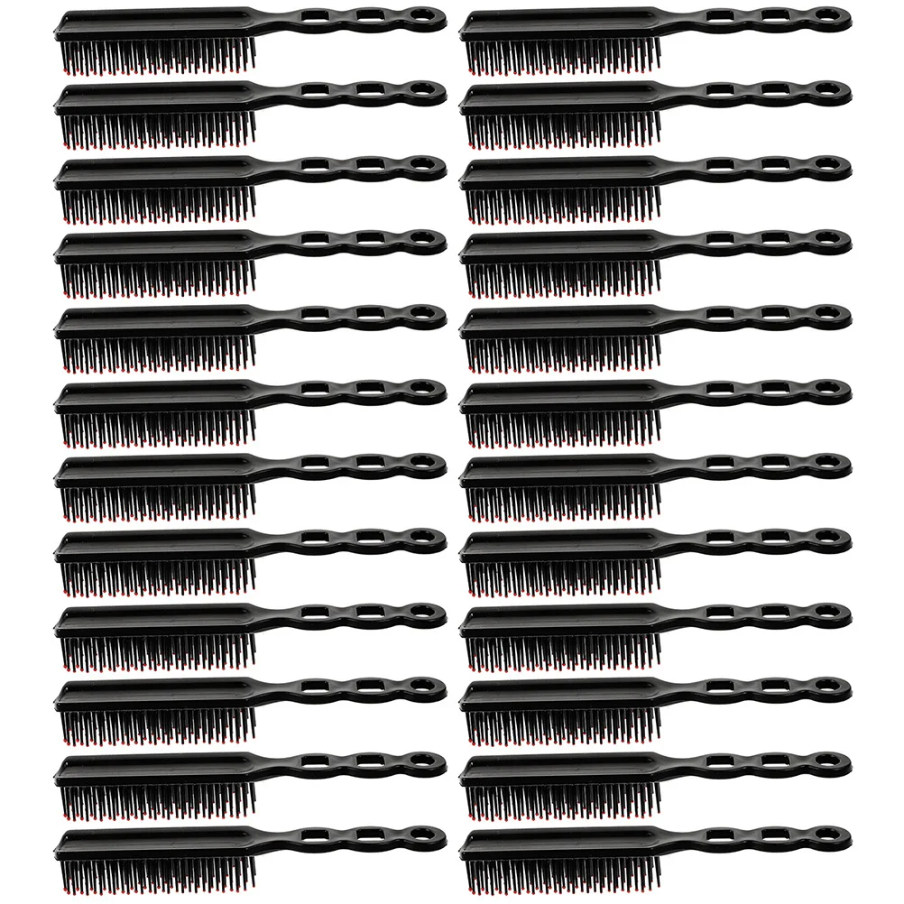 

24Pcs Female Hairbrushes with Round Teeth Anti-Static Hair Combs for Gentle Scalp Massage and Easy Hair Straightening