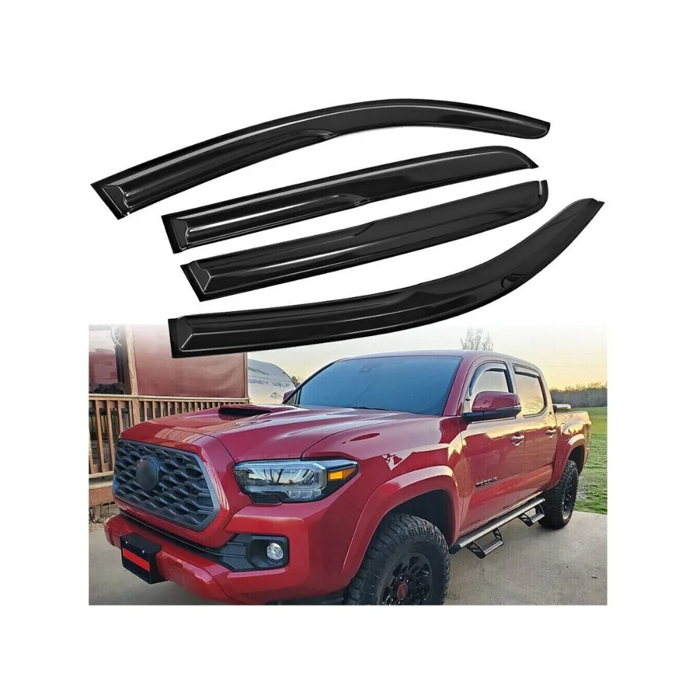 

Дефлекторы окон (ветровики) для Toyota Tacoma Double Cab 2016-2020 годов выпуска