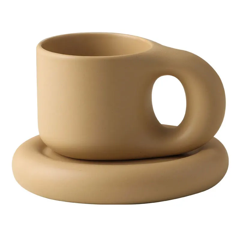 

Wholesale Luxury Creative Mugs And Cups Casual Cup Coaster Set Cute Mugs For Kitchen Supplies