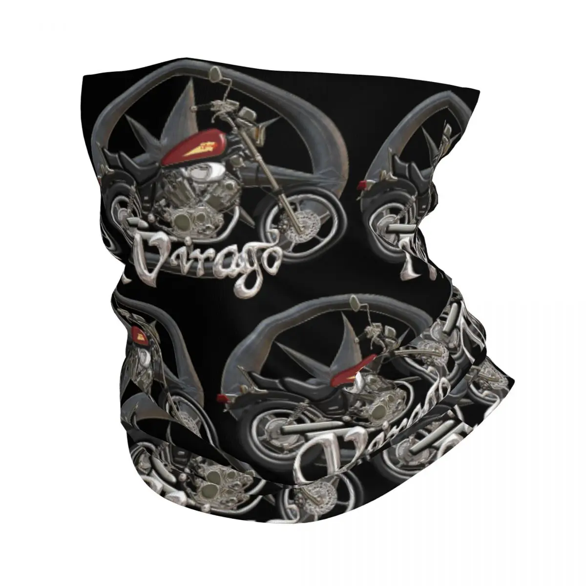 Virago-Bandana de Motocross XV 1100 Unisex, cubierta de cuello estampada para motocicletas, bufanda envolvente para correr, lavable para adultos