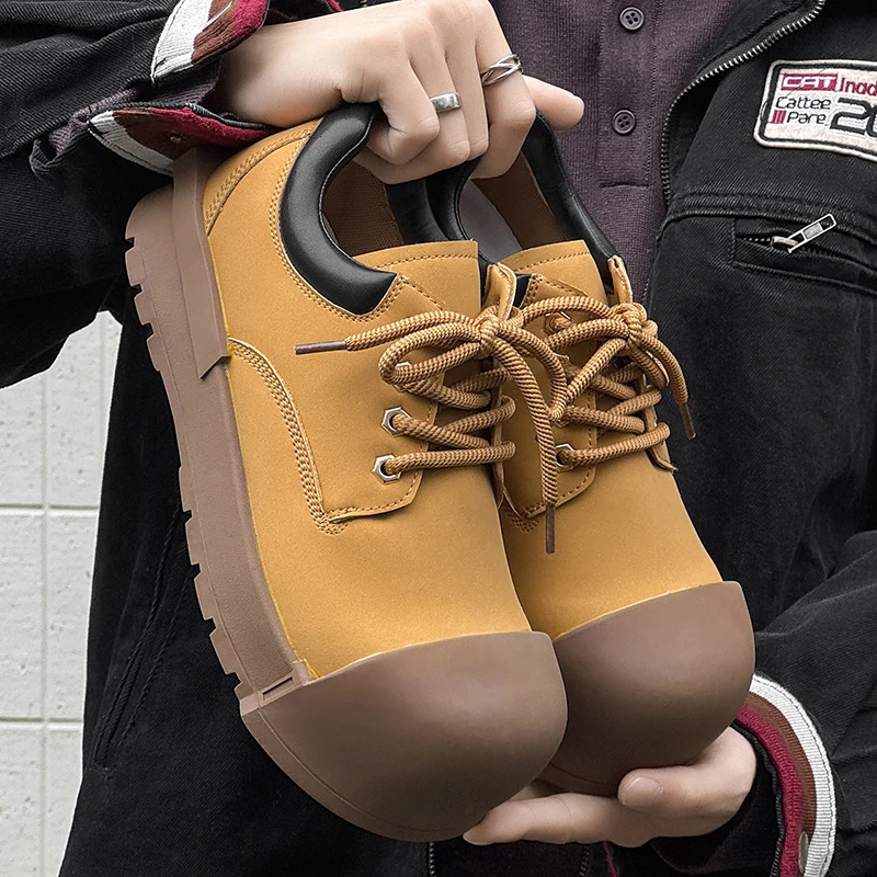 

Men's casual thick soled shoes Designer Trendy High Quality Styles Outdoor Fashion Street Young hot selling New shoes Derby